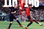 加时制胜！FIFA官推晒伊涅斯塔与费兰制胜球对比照：荣耀传承！